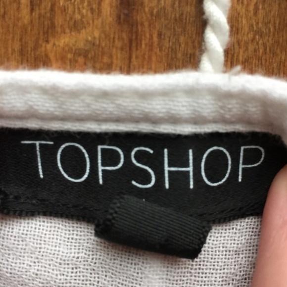 Topshop Embroidered Tassel Playsuit Shorts Romper - Picture 4 of 4